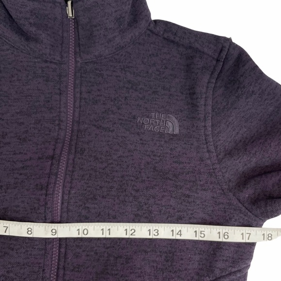 The North Face Space Dye Purple Full Zip Jacket - Picture 4 of 6